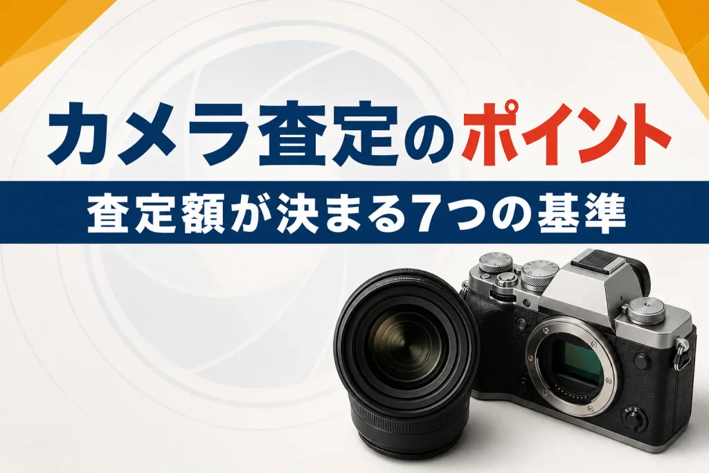 カメラの査定で見られる7つのポイント｜査定額が決まる仕組み