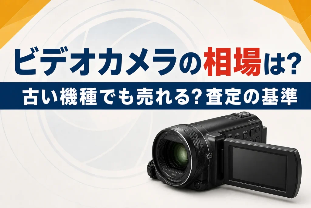 ビデオカメラの買取相場｜古い機種でも売れる？査定の基準